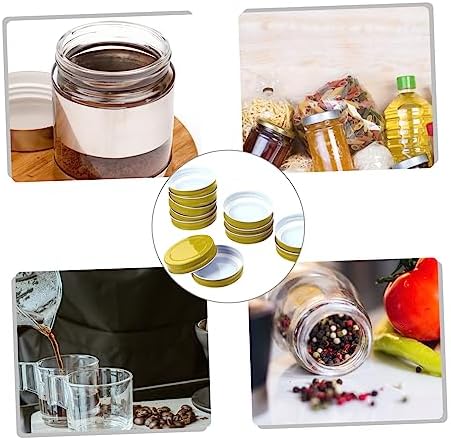 12-Piece Mason Jar Lids Preserve Jars Keep Contents Fresh