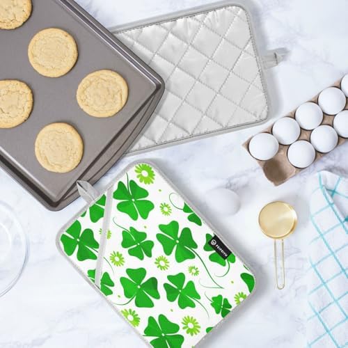 Kcldeci Spring Green 2-Pack Pot Holder Set