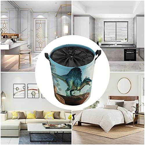 Ultra-Durable 3D Spinosaurus Collapsible Laundry Hamper for Boys Girls