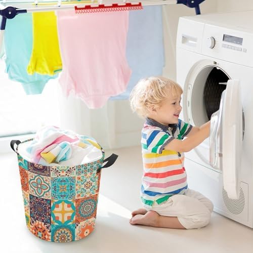 Colorful Collapsible Laundry Hamper