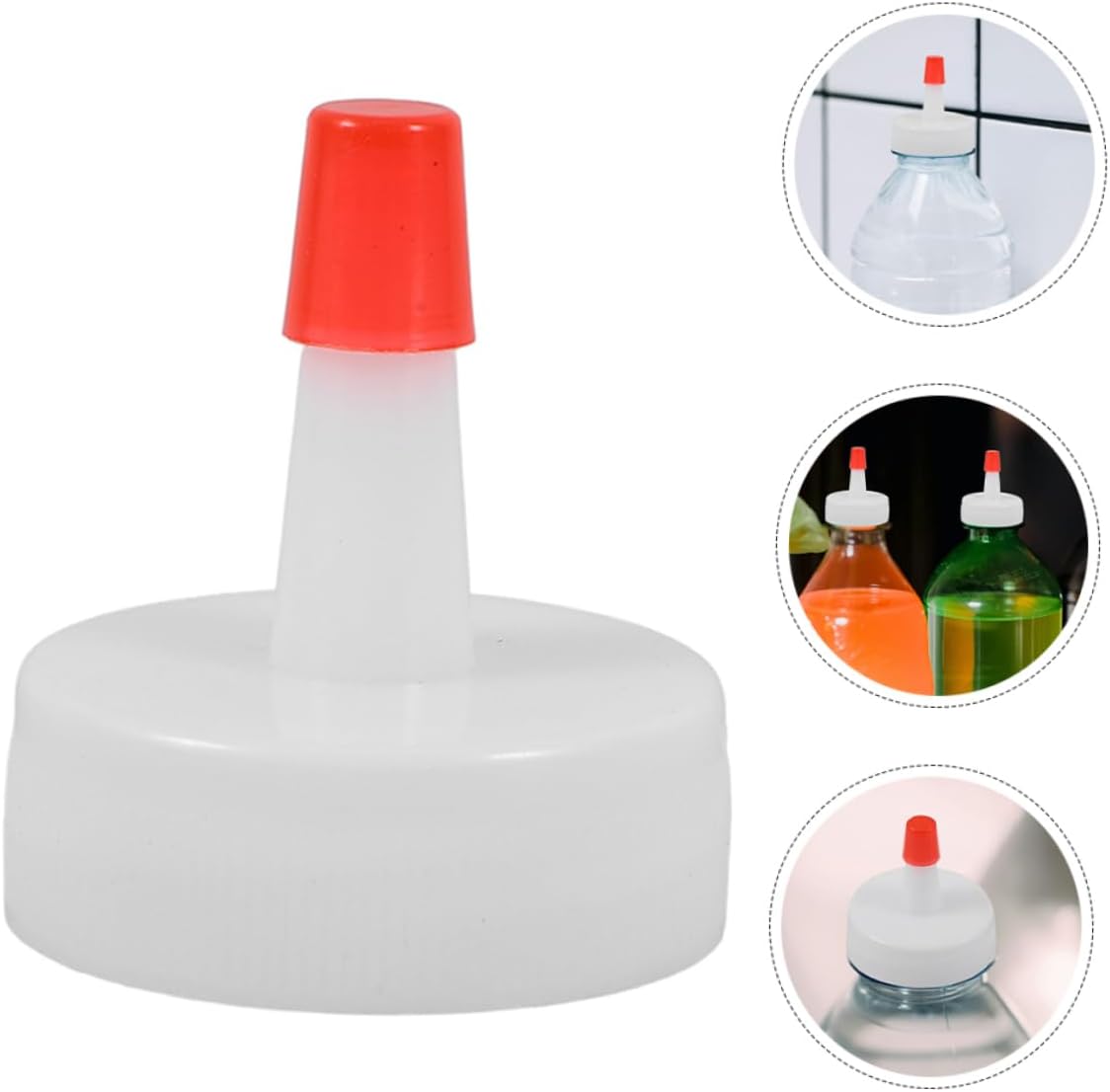 Sturdy Plastic Bottle Caps 075oz