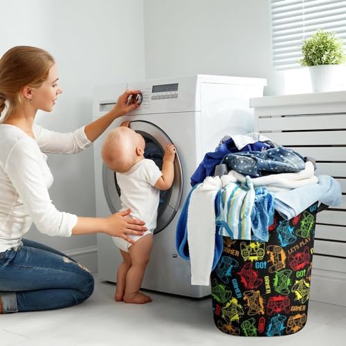 Game Theme Laundry Basket for Gamers