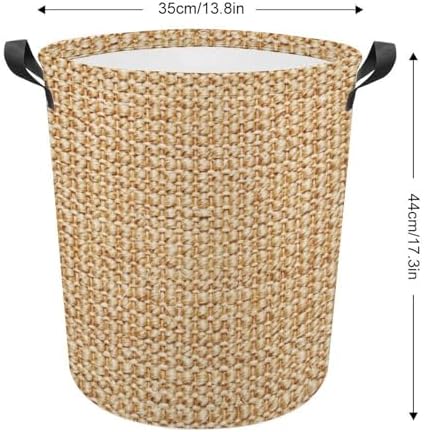 Wicker laundry hamper waterproof foldable for families