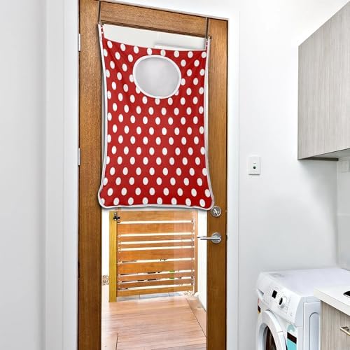 Foldable Portable Laundry Hamper Wall Hanging Organizer for Dirty Clothes