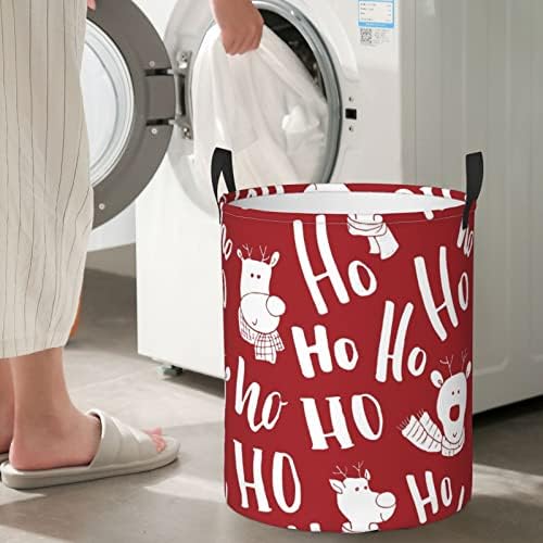 Perfect Storage Christmas Laundry Hamper with Easy Handling