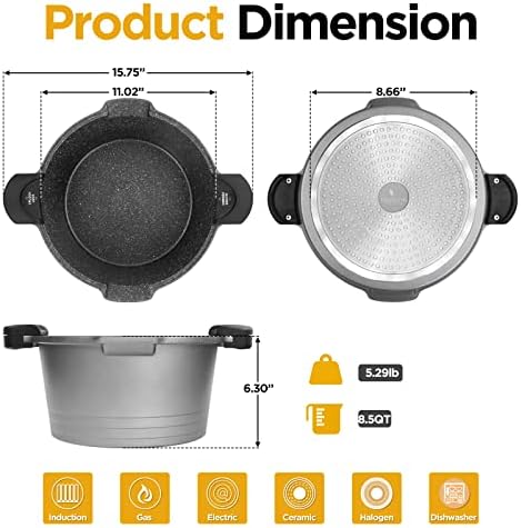 Perfect Multi-Purpose Stock Pot for Pasta More
