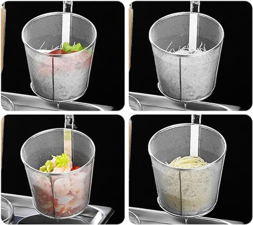 Stainless Steel Pasta Cooker Insert Set with 2 Holes