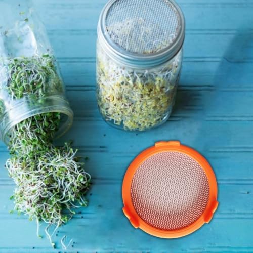ESEICO Morrison Wide Mouth Mason Jar Sprouting Lid