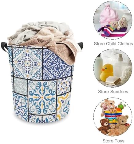 MEIKKO Retro Collapsible Laundry Hmpz with Handle