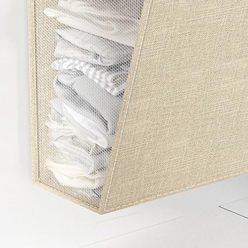 Wall Mounted Foldable Laundry Basket with Handles for Bedroom