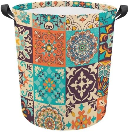 Durable Boho-Style Laundry Hamper