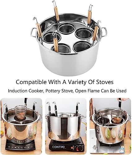 Stainless Steel Pasta Cooker Set with Insert Basket