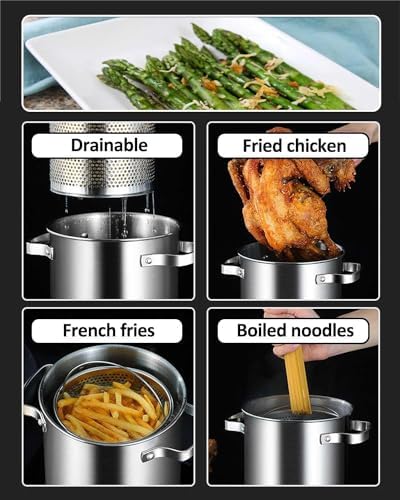 BINGWANG Pasta Pots Asparagus Steamer Pot