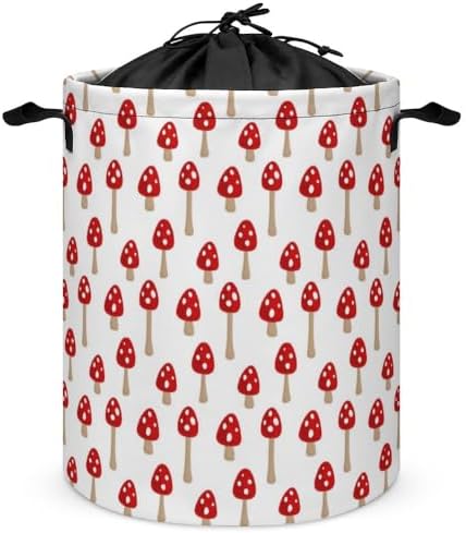 Durable Collapsible Mushroom Laundry Hamper for Home Bedroom Storage