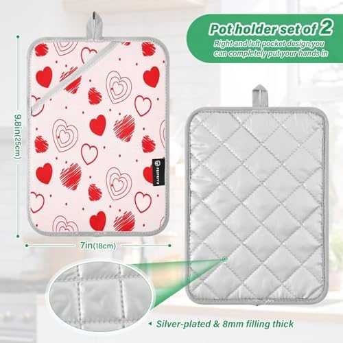 2-Pack Heat-Resistant Pot Holders