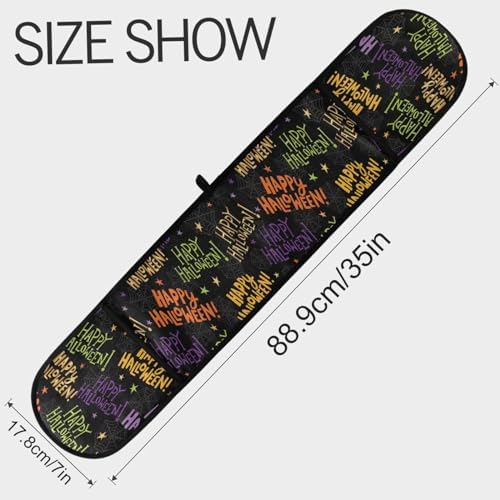ZZXXB Happy Halloween Cobweb Double Oven Mitt Heat Resistant