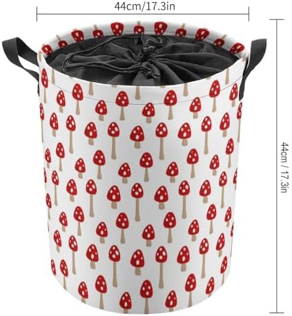 Durable Collapsible Mushroom Laundry Hamper for Home Bedroom Storage