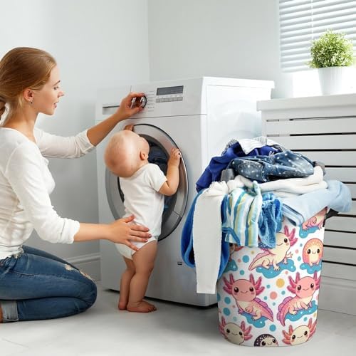 Cute Cartoon Laundry Hamper for Dorms Beds and More