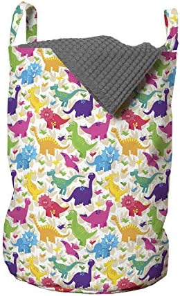 Dinosaur-Themed Laundry Basket