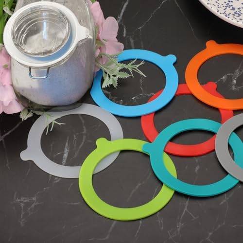 Leak-Proof Silicone Gasket Rings for Glass Jars