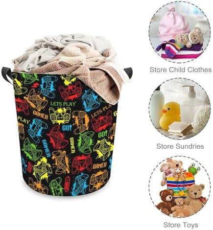 Game Theme Laundry Basket for Gamers