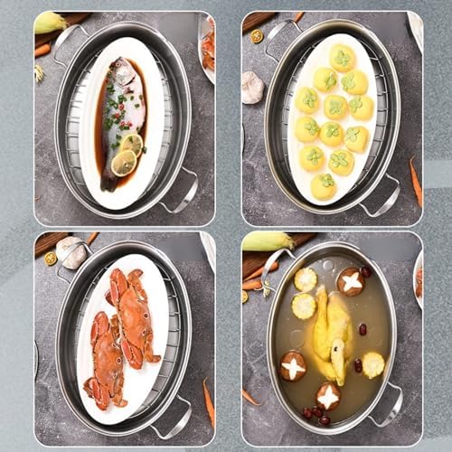 Stainless Steel Fish Steamer for Home Use