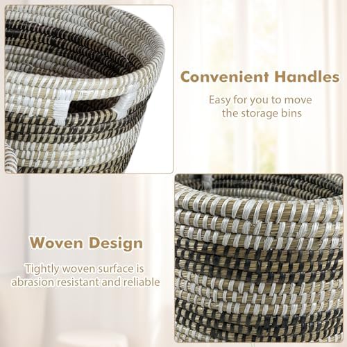 Versatile 3-Piece Laundry Basket Set for Organization