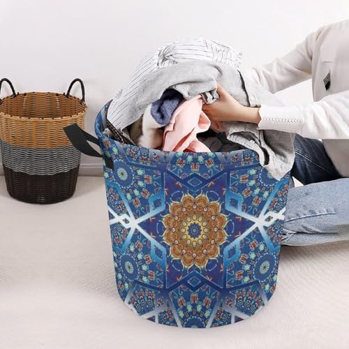 Beautiful Abstract Geometric Boho Laundry Hamper