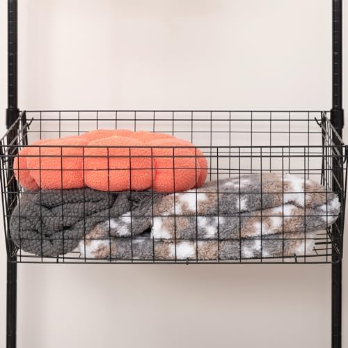 Clothes Hanger Basket Organizer