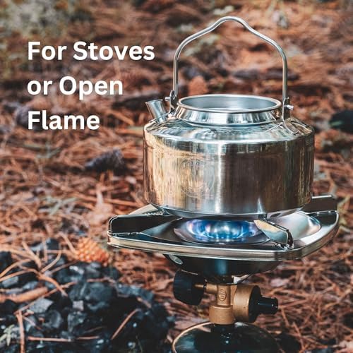 10TO6 Picks Camping Kettle for Efficient Boiling 12L Capacity Stainless Steel
