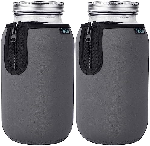 Secure Durable Mason Jar Sleeves for Easy Storage Use