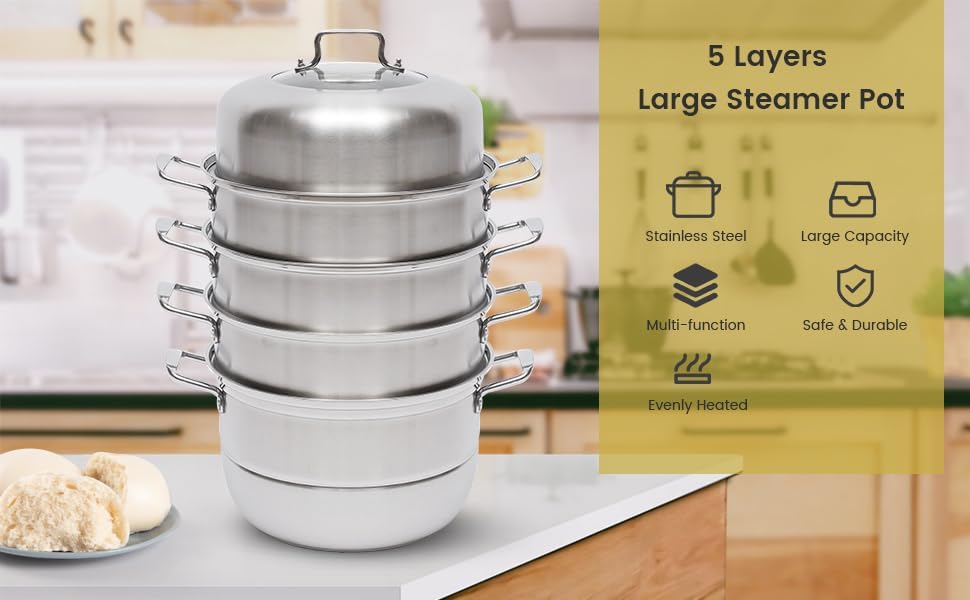 Gagalayong Steam Cooker 5 Tier