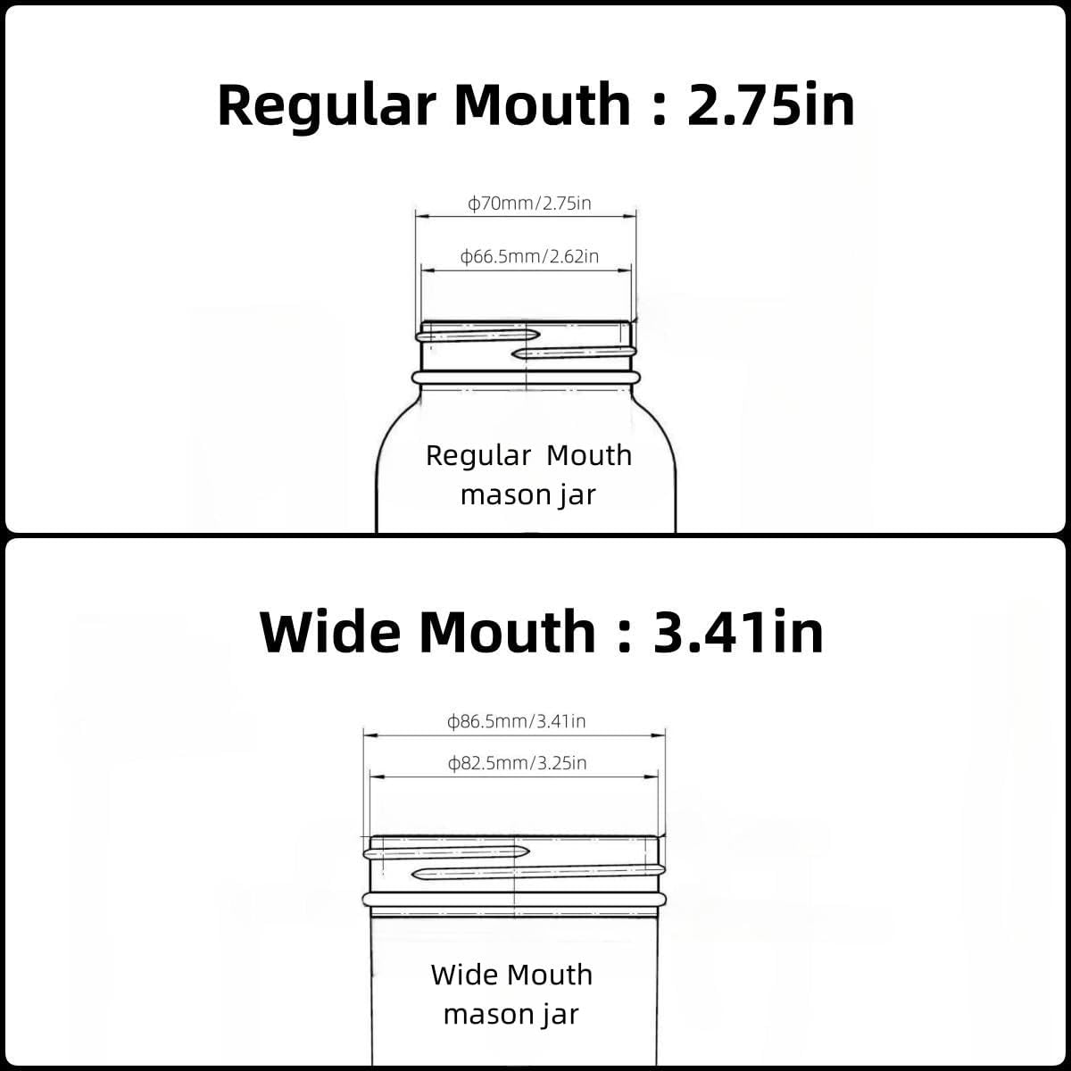 9 Pack Yellow Wide Mouth Mason Jar Lids with Silicone Rings