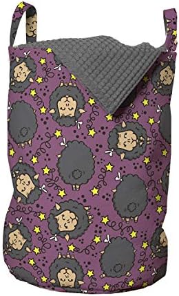Cheerful Sheep Laundry Bag for Laundromats