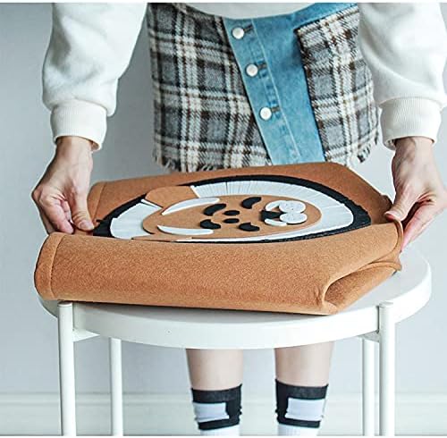 Cute Foldable Felt Laundry Basket for Kids Nursery and Home