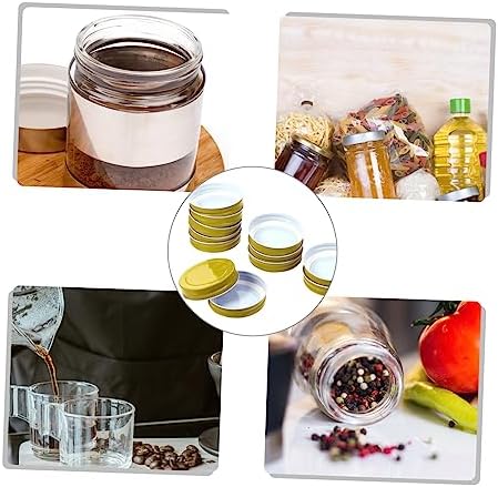 BrightFufu 70mm Mason Jar Lids Pack of 12