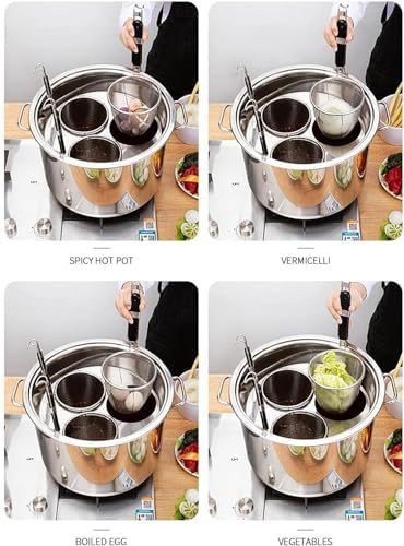 Stainless Steel Pasta Cooker Set with Insert Strainer Basket