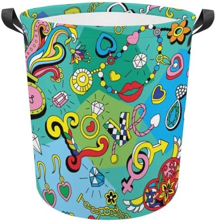Join Our Retro Family Heart Laundry Hamper