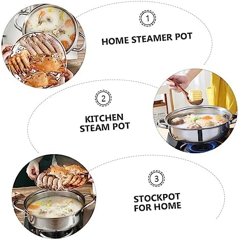 Ice-Ready Multi-Functional Stainless Steel Steamer Pot