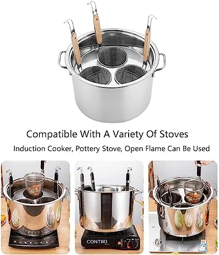 AttreX Pasta Pot with Strainer Basket Stainless Steel Steamer
