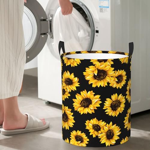 Sunflower Laundry Basket