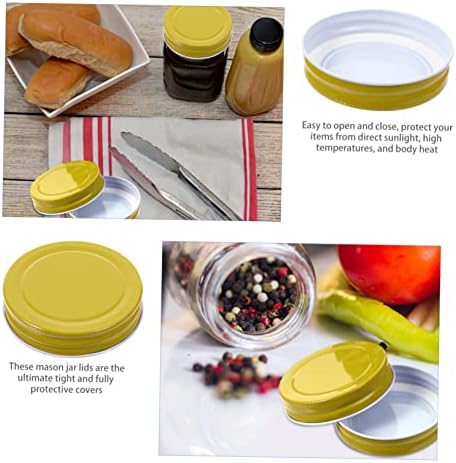 7cm Mason Jar Replacement Lids Easy to Clean Leak-Proof