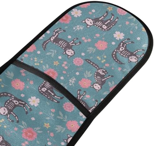 Double Oven Mitts with Heat-Resistant Loop Glove