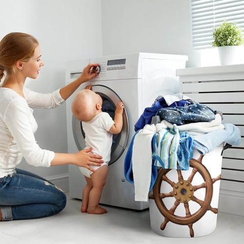Exceptional Boat Steer Style Laundry Hamper