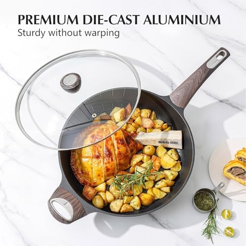 20-Piece Nonstick Cookware Set Induction Compatiblepfos-freeStay Cool Safe