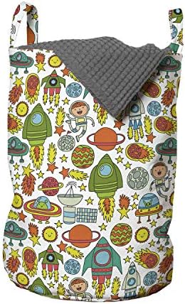 Ambesonne Outer Space Laundry Basket for Laundromats