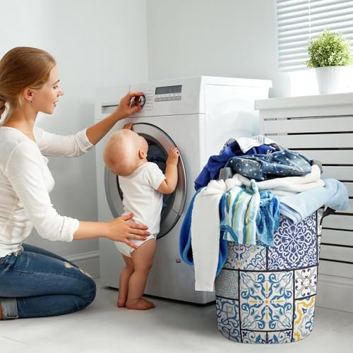 MEIKKO Retro Collapsible Laundry Hmpz with Handle