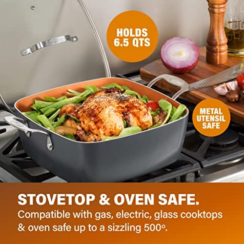 GOTHAM STEEL - 6 Qt Cookware Set