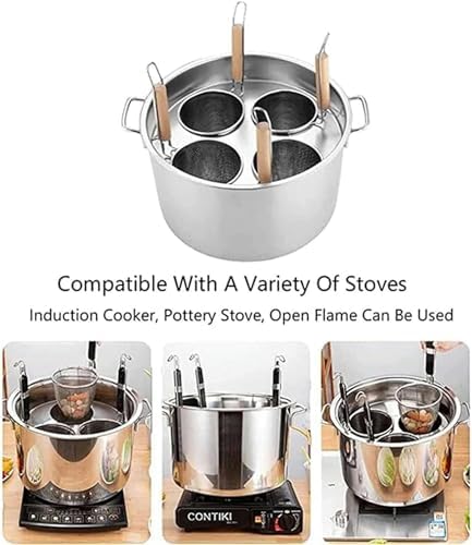 Perfectly Designed 5-Hole Pasta Pot Set