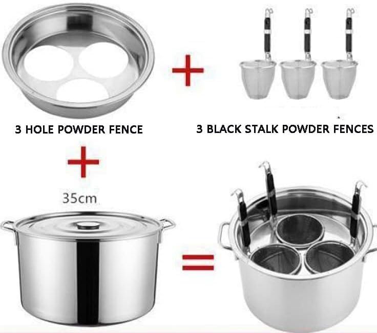 3-Piece Stainless Steel Pasta Cooker Set